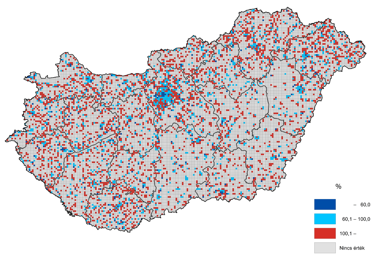 A kiskereskedelmi forgalom értékindexe Magyarországon, 2020. április