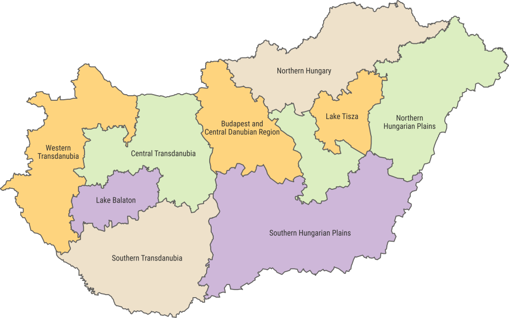 Touristic regions