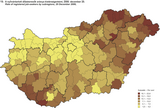 Rate of registered job-seekers by subregions, 20 December 2006,