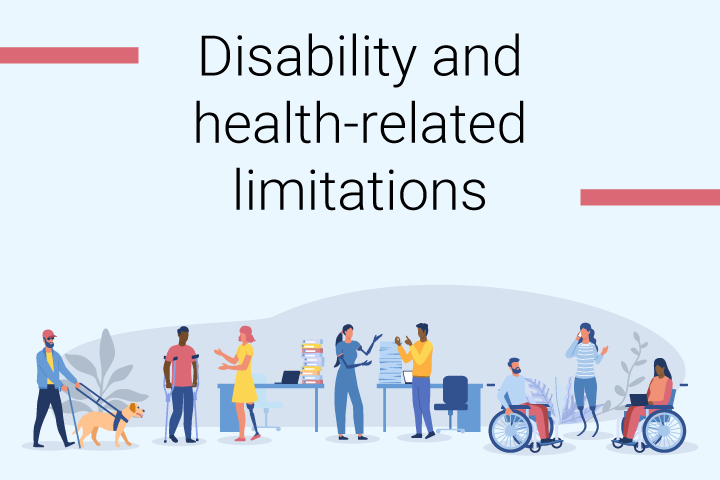 Disability and health-related limitations