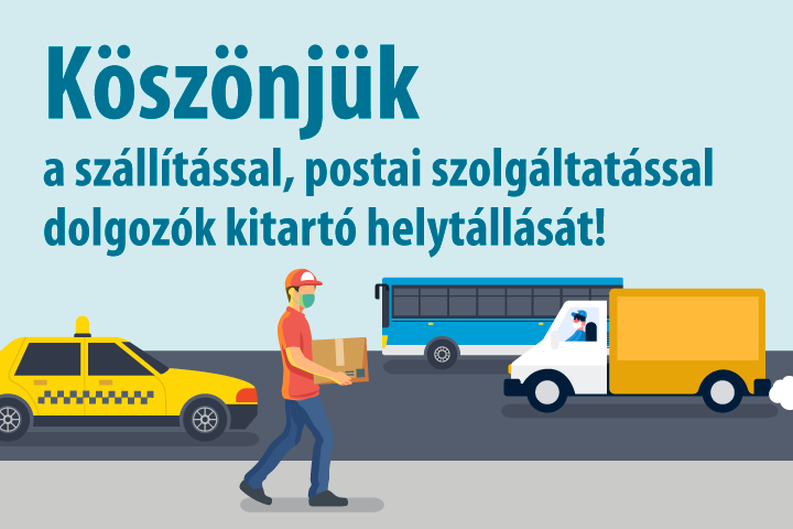 Ksznjk a szlltssal, postai szolgltatssal foglalkozk helytllst!