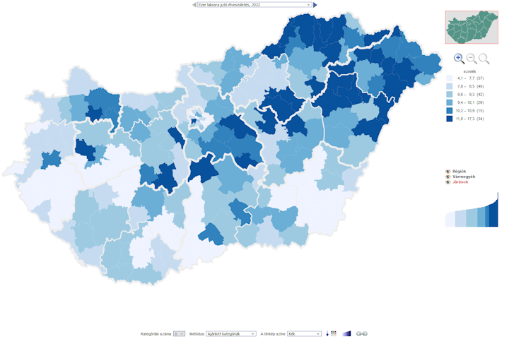 Magyarorszg demogrfiai atlasza, 2022