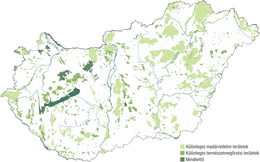 Natura 2000 területek Magyarországon Natura 2000 területek Magyarországon