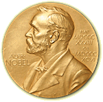 A Nobel emlékérme előlapja