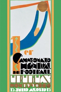Az első labdarúgó világbajnokság hivatalos plakátja)